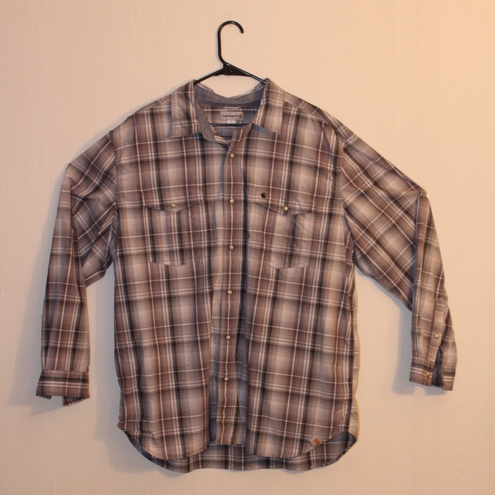 Carhartt Snap Plaid Shirt